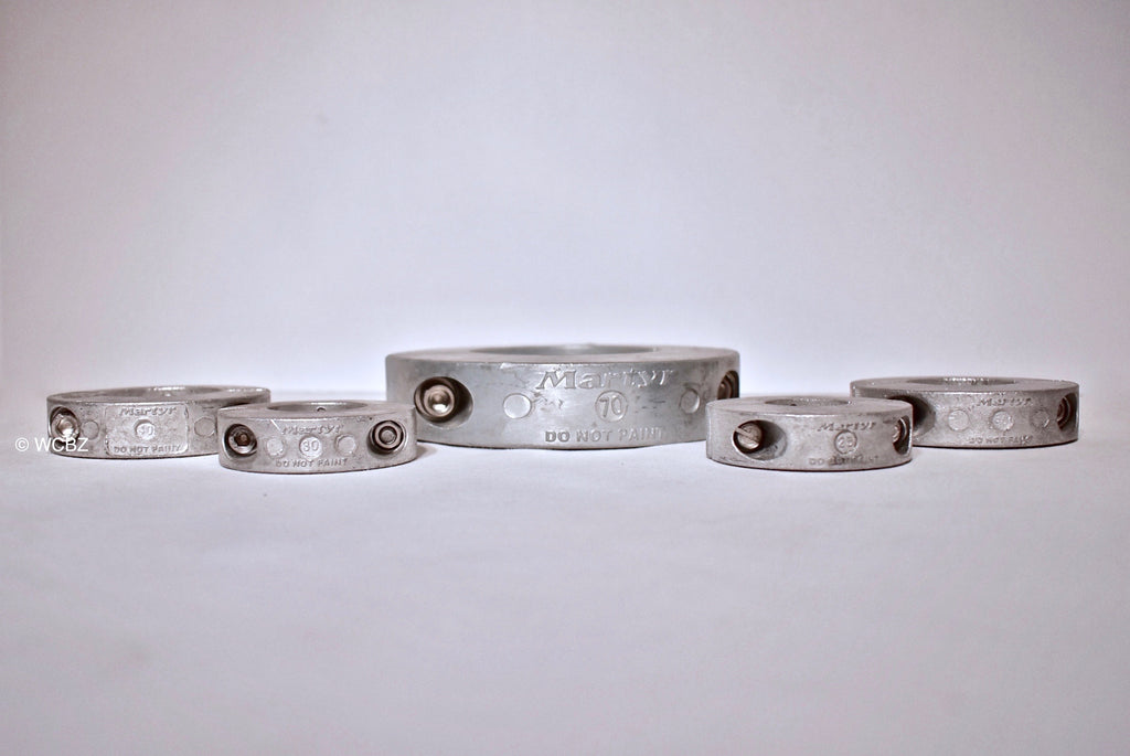Aluminum Beneteau Slim Shaft Collar (Metric)