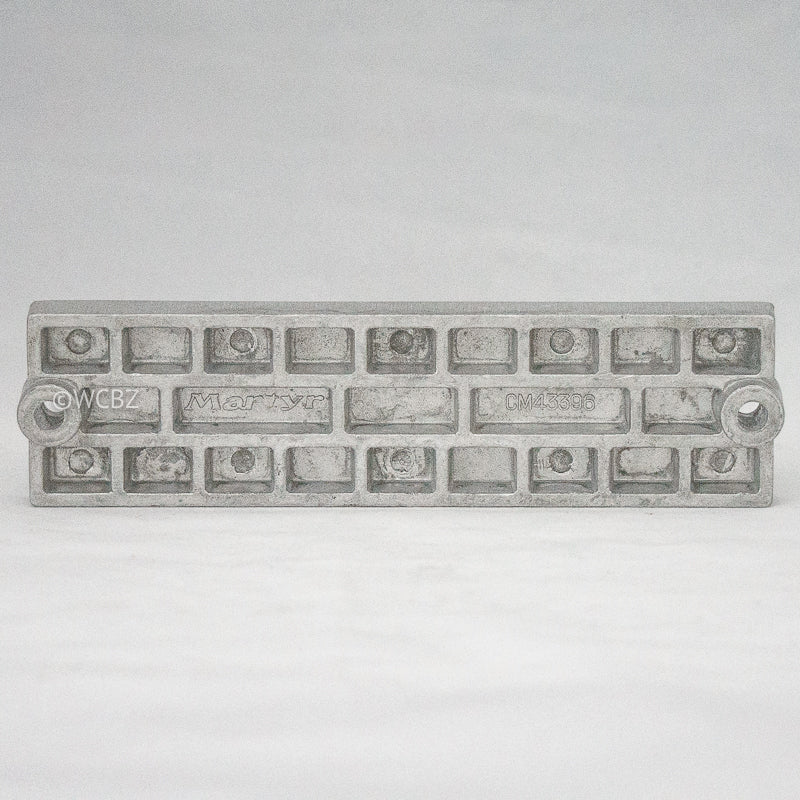 Mercury™/Mercruiser™ Waffle Transom Bar Aluminum West Coast Boat Zincs