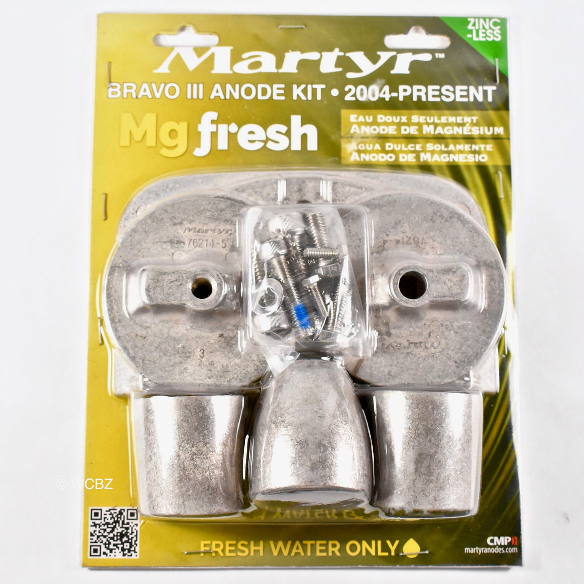 Mercury™/Mercruiser™ Bravo 3 Kit - Magnesium - – West Coast Boat Zincs