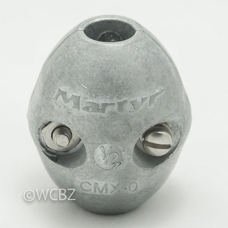 1/2" Streamlined Shaft Zinc West Coast Boat Zincs