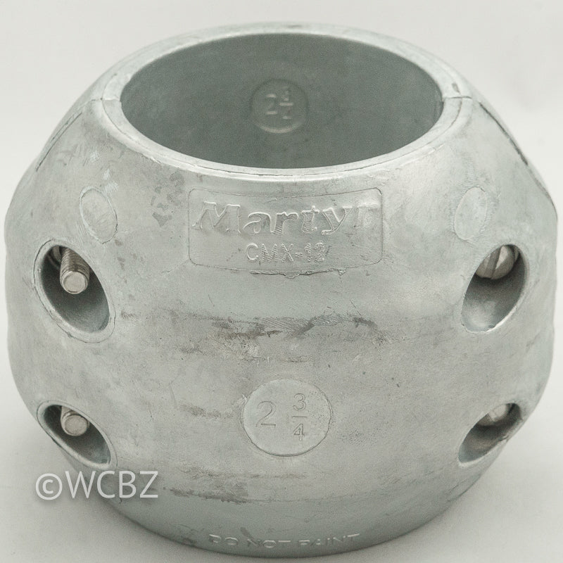23/4" Streamlined Shaft Zinc West Coast Boat Zincs